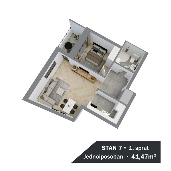 Jug Bogdanova-Stan 7-3D
